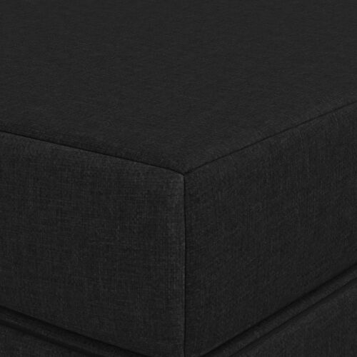 Sofa na razvlačenje 200 x 67 x 45 cm Crna - Crna 200 x 200 x 15 cm Tkanina Cijena