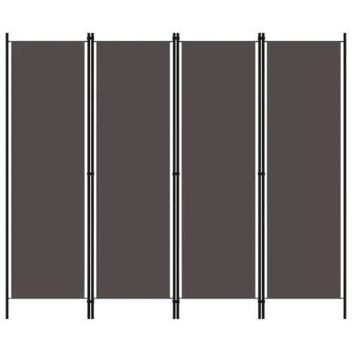 Paravan - Sobna pregrada s 4 panela antracit 200 x 180 cm - Antracit 4 Antracit 4 Cijena