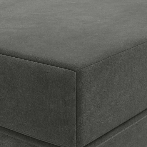 Sofa na razvlačenje 200 x 67 x 45 cm Tamnosiva - Tamnosiva 200 x 200 x 15 cm Baršun Cijena