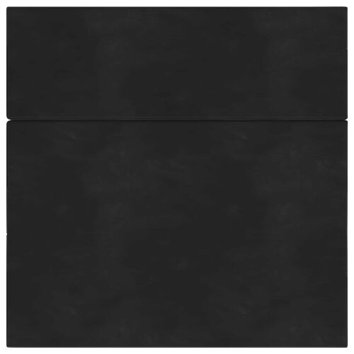 Sofa na razvlačenje 200 x 67 x 45 cm Crna - Crna 200 x 200 x 15 cm Baršun Cijena