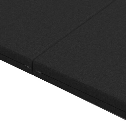 Sofa na razvlačenje 140 x 67 x 15 cm Crna - Crna Tkanina Cijena