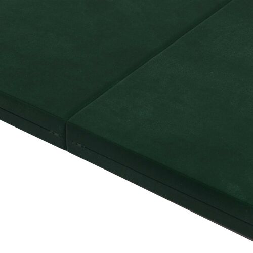 Sofa na razvlačenje 140 x 67 x 15 cm Tamnozelena - Tamnozelena Baršun Cijena