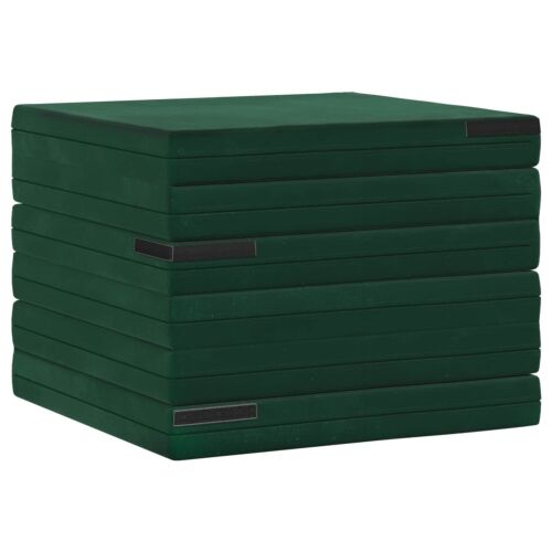 Sofa na razvlačenje 140 x 67 x 15 cm Tamnozelena - Tamnozelena Baršun Cijena