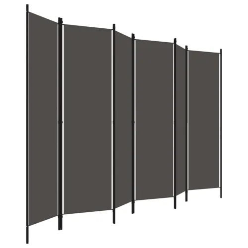 Paravan - Sobna pregrada sa 6 panela antracit 300 x 180 cm - Antracit 6 Cijena