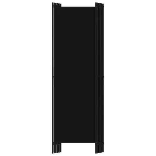 Paravan - Sobna pregrada sa 6 panela crna 300 x 180 cm - Crna 6 Cijena