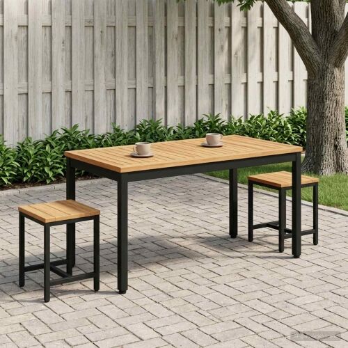 Stolić za kavu Prirodna i crna 50 x 100,5 x 45 cm - 50 x 100,5 x 45 cm Prirodna i crna Cijena