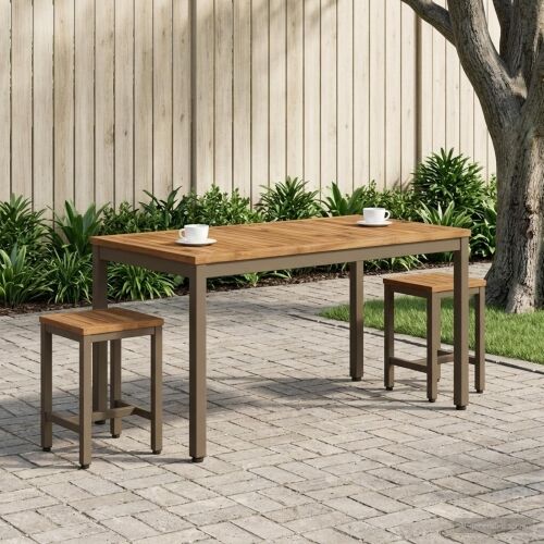 Stolić za kavu Prirodna i kava 50 x 100,5 x 45 cm - 50 x 100,5 x 45 cm Prirodno, kava Cijena