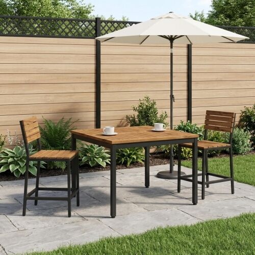 Stolić za kavu Prirodna i crna 80 x 80,5 x 45 cm - 80 x 80,5 x 45 cm Prirodna i crna Cijena