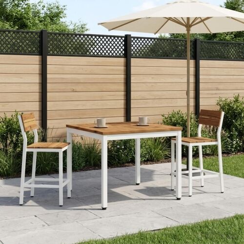 Stolić za kavu Prirodna i bijela 80 x 80,5 x 45 cm - 80 x 80,5 x 45 cm Prirodna i bijela Cijena