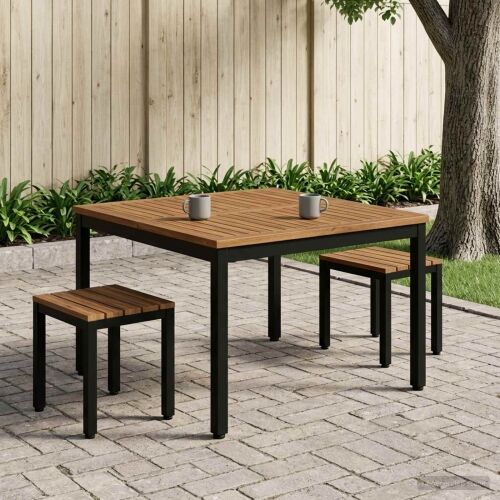 Stolić za kavu Prirodna i crna 100 x 100,5 x 45 cm - 100 x 100,5 x 45 cm Prirodna i crna Cijena