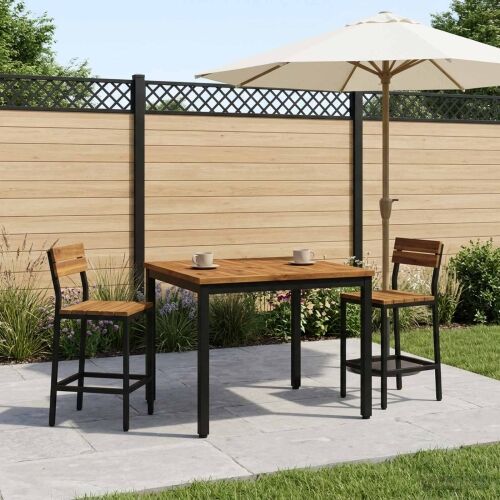 Stolić za kavu Prirodna i crna 100 x 100,5 x 45 cm - 100 x 100,5 x 45 cm Prirodna i crna Cijena