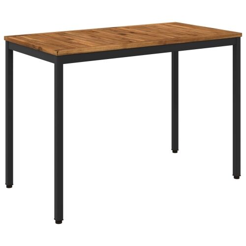 Stol za večeru u vrtu Prirodna i crna 108,5 x 55 x 75 cm - Prirodna i crna 108,5 x 55 x 75 cm Cijena