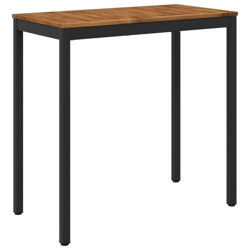 Stol za bar u vrtu Prirodna i crna 108,5 x 55 x 105 cm - Prirodna i crna 108,5 x 55 x 105 cm Cijena