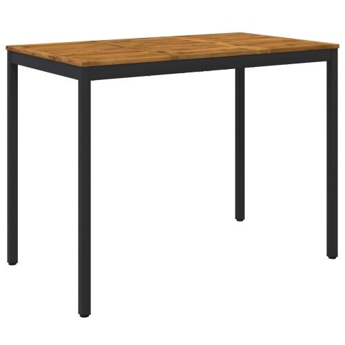 Stol za bar u vrtu Prirodna i crna 141 x 80,5 x 105 cm - Prirodna i crna 141 x 80,5 x 105 cm Cijena