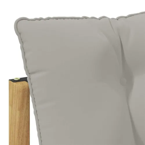 Srednja sofa za van s jastukom Bijela 79 x 83 x 73 cm čelik - Bijela i svjetlosiva 1x srednji Cijena