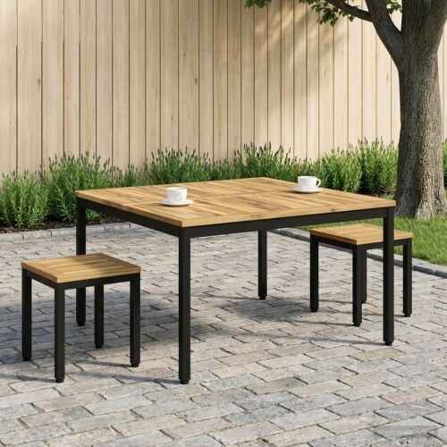 Stolić za kavu Bijela i crna 100 x 100,5 x 45 cm - 100 x 100,5 x 45 cm Bijela i crna Cijena