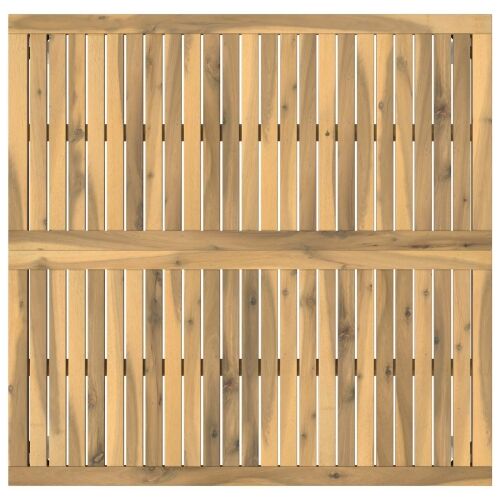Stolić za kavu Bijela 100 x 100,5 x 45 cm Čvrsto drvo akacije - 100 x 100,5 x 45 cm Bijela Cijena