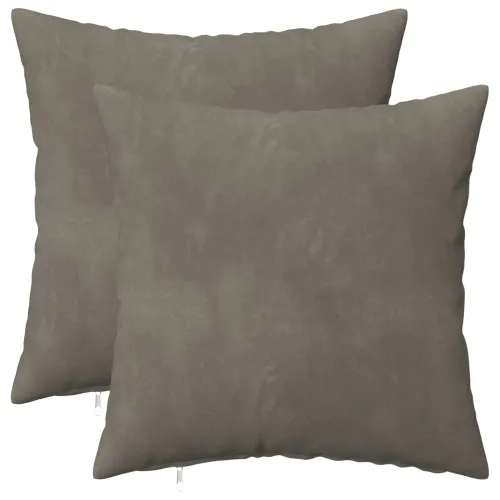 Presvlaka za jastuk 2 pcs HEERLEN Svjetlosiva 30 x 30 cm Baršun - Svjetlosiva 30 x 30 cm 2 Cijena