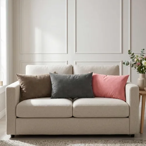 Presvlaka za jastuk 2 pcs HEERLEN Tamnosiva 30 x 50 cm Baršun - Tamnosiva 30 x 50 cm 2 Cijena