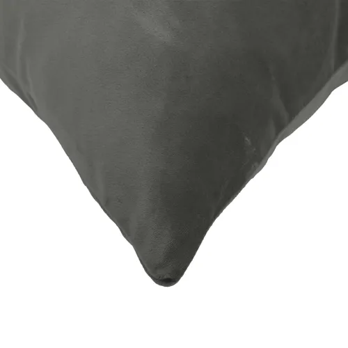 Presvlaka za jastuk 2 pcs HEERLEN Tamnosiva 30 x 50 cm Baršun - Tamnosiva 30 x 50 cm 2 Cijena