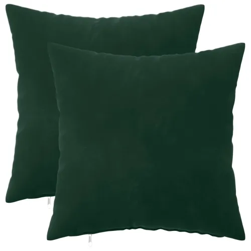 Presvlaka za jastuk 2 pcs HEERLEN Tamnozelena 35 x 35 cm Baršun - Tamnozelena 35 x 35 cm 2 Cijena