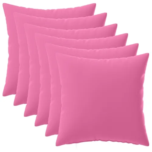 Presvlaka za jastuk 6 pcs HEERLEN Ružičasta 35 x 35 cm - Ružičasta 35 x 35 cm 6 Cijena