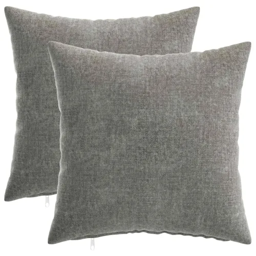 Presvlaka za jastuk 2 kom. HEERLEN Tamnosiva 40 x 40 cm - Tamnosiva 40 x 40 cm 2 Cijena