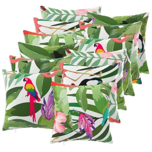 Presvlaka za jastuk 12 pcs HEERLEN Šareni 40 x 40 cm Poliester - Šareni 40 x 40 cm 12 Cijena