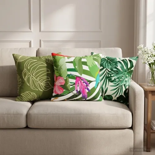 Presvlaka za jastuk 12 pcs HEERLEN Šareni 40 x 40 cm Poliester - Šareni 40 x 40 cm 12 Cijena