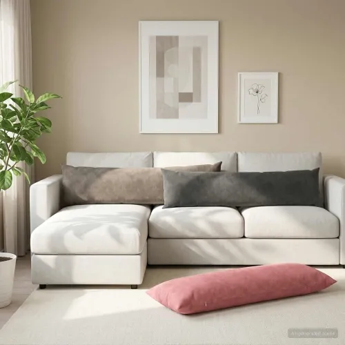 Presvlaka za jastuk HEERLEN Tamnosiva 40 x 145 cm Baršun - Tamnosiva 40 x 145 cm 1 Cijena