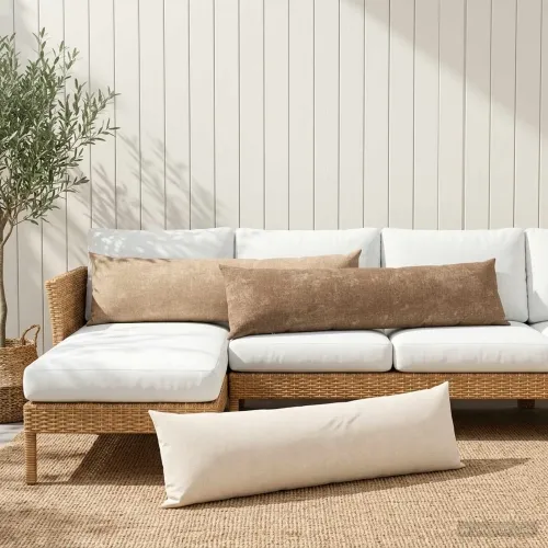 Presvlaka za jastuk 2 kom. HEERLEN Smeđa 40 x 145 cm - Smeđa 40 x 145 cm 2 Cijena