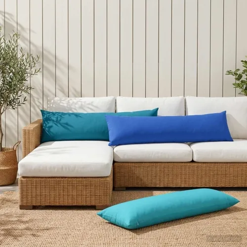 Presvlaka za jastuk HEERLEN Tirkizna 40 x 145 cm Poliester - Tirkizna 40 x 145 cm 1 Cijena