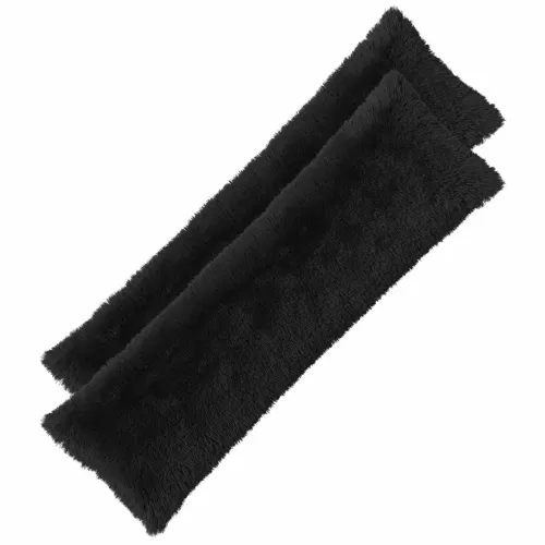 Presvlaka za jastuk 2 pcs HEERLEN Crna 40 x 145 cm PV flis - Crna 40 x 145 cm 2 Cijena