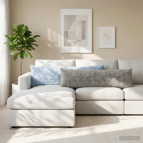 Presvlaka za jastuk HEERLEN Svjetloplava 40 x 145 cm - Svjetloplava 40 x 145 cm 1 Cijena