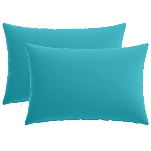 Presvlaka za jastuk 2 pcs HEERLEN Tirkizna 40 x 60 cm Poliester - Tirkizna 40 x 60 cm 2 Cijena