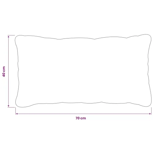 Presvlaka za jastuk 6 pcs HEERLEN Bež 40 x 70 cm Poliester - Bež 40 x 70 cm 6 Cijena