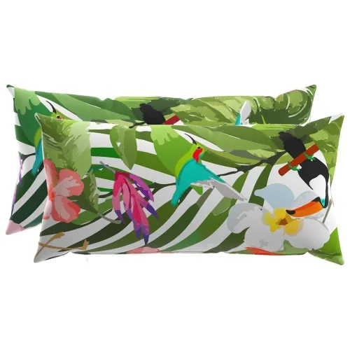 Presvlaka za jastuk 2 pcs HEERLEN Šareni 40 x 70 cm Poliester - Šareni 40 x 70 cm 2 Cijena