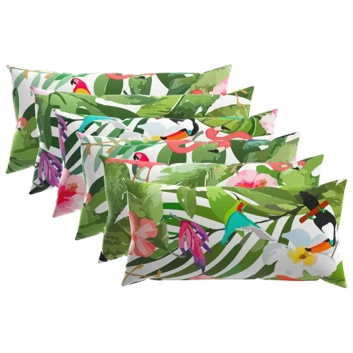 Presvlaka za jastuk 6 pcs HEERLEN Šareni 40 x 80 cm Poliester - Šareni 40 x 80 cm 6 Cijena