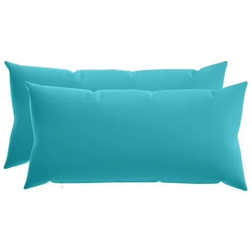 Presvlaka za jastuk 2 pcs HEERLEN Tirkizna 40 x 80 cm Poliester - Tirkizna 40 x 80 cm 2 Cijena
