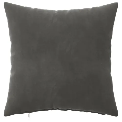 Presvlaka za jastuk 6 pcs HEERLEN Tamnosiva 45 x 45 cm Baršun - Tamnosiva 45 x 45 cm 6 Cijena