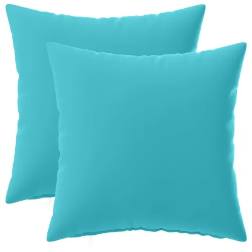 Presvlaka za jastuk 2 pcs HEERLEN Tirkizna 50 x 50 cm Poliester - Tirkizna 50 x 50 cm 2 Cijena