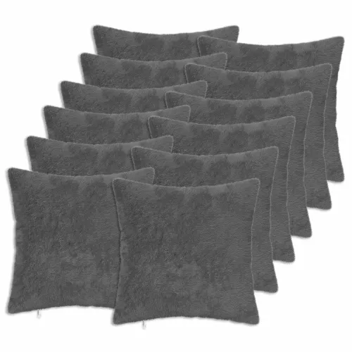 Presvlaka za jastuk 12 kom. HEERLEN Tamnosiva 50 x 50 cm - Tamnosiva 50 x 50 cm 12 Cijena