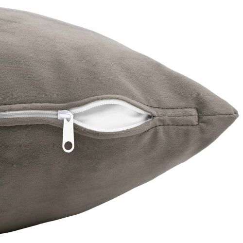 Presvlaka za jastuk 2 pcs HEERLEN Svjetlosiva 50 x 75 cm Baršun - Svjetlosiva 50 x 75 cm 2 Cijena