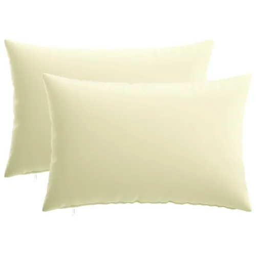 Presvlaka za jastuk 2 pcs HEERLEN Krem 50 x 80 cm Poliester - Krem 50 x 80 cm 2 Cijena