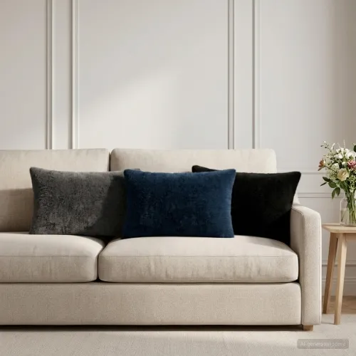 Presvlaka za jastuk 2 kom. HEERLEN Tamnosiva 50 x 80 cm - Tamnosiva 50 x 80 cm 2 Cijena