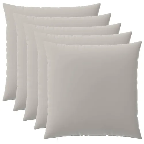 Presvlaka za jastuk 6 pcs HEERLEN Siva 60 x 60 cm Poliester - Siva 60 x 60 cm 6 Cijena