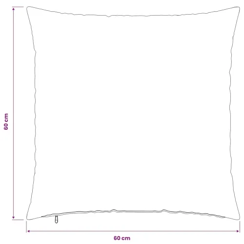 Presvlaka za jastuk 2 pcs HEERLEN Dizajn lista 60 x 60 cm - Dezen s listom 60 x 60 cm 2 Cijena