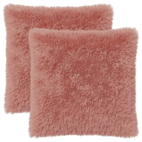 Presvlaka za jastuk 2 pcs HEERLEN Ružičasta 60 x 60 cm PV flis - Ružičasta 60 x 60 cm 2 Cijena