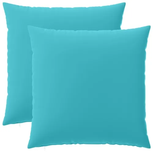 Presvlaka za jastuk 2 pcs HEERLEN Tirkizna 65 x 65 cm Poliester - Tirkizna 65 x 65 cm 2 Cijena