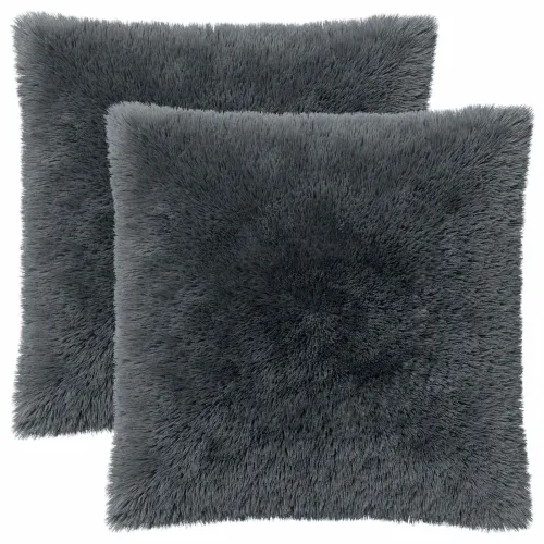 Presvlaka za jastuk 2 pcs HEERLEN Antracit 65 x 65 cm PV flis - Antracit 65 x 65 cm 2 Cijena